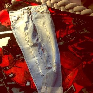 Distressed Skinny Jeans